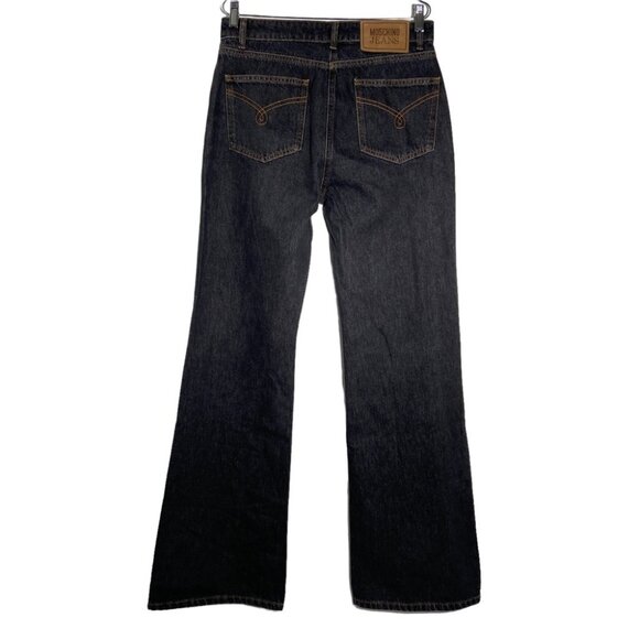 MOSCHINO JEANS High-Rise Flare-Leg Jeans in Black size 32 - Picture 5 of 10